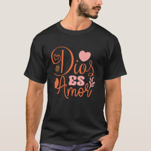 Camiseta Dios es amor. Religião Cristã Fé