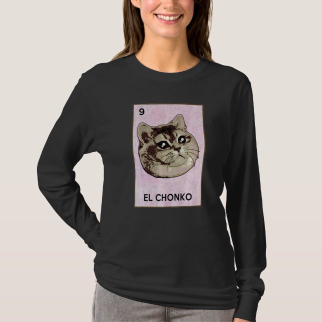 Camiseta Dios Mio Oh Lord Chonk El Chonko Mexican Cat Meme  (Frente)