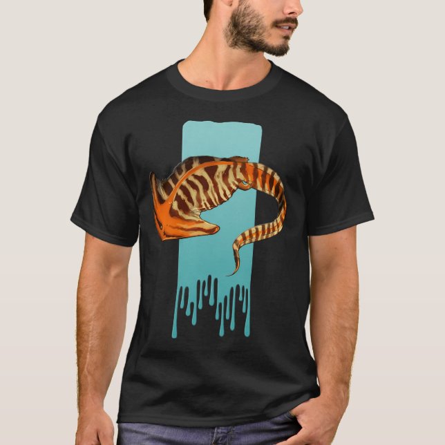 Camiseta Diplocaulus Salamandra De Cabeça De Martelo - Cami (Frente)