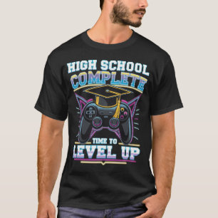 Camiseta Diploma de Conclusão do Ensino Médio para Gamer