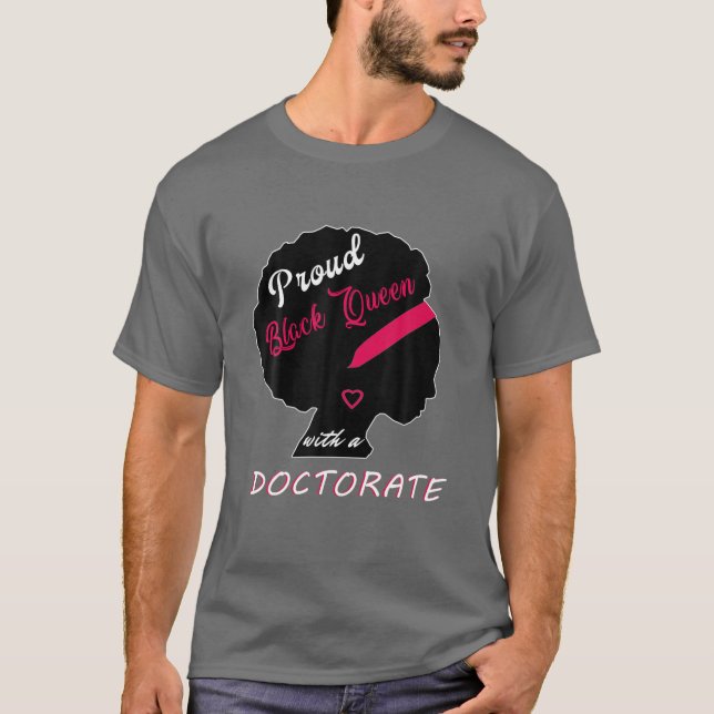 Camiseta Diploma de Doutorado da Rainha Negra Orquestra Org (Frente)