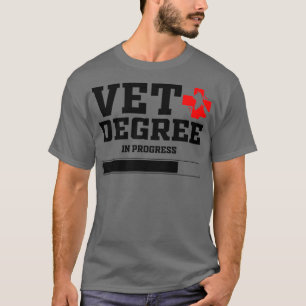 Camiseta Diploma De Vet Em Curso No Domínio Da Assistência 