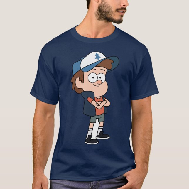 Camiseta Dipper Pines Gravity Falls vintage (Frente)