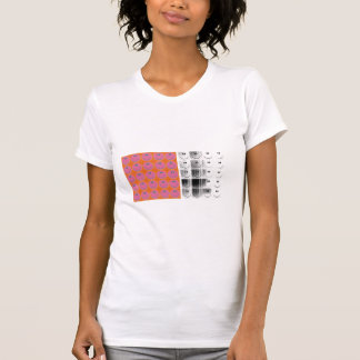 camiseta diptico de rosto feliz