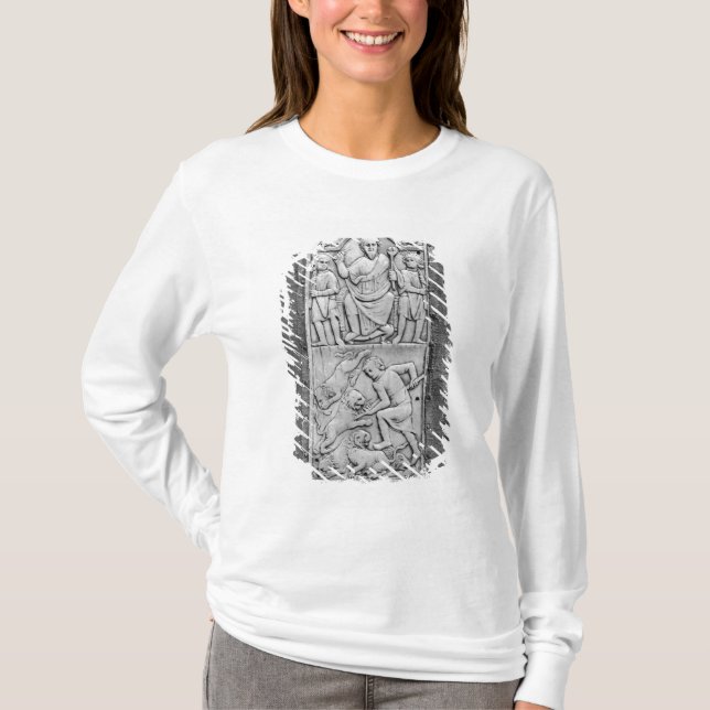 Camiseta Diptych consular de Aetius, painel do righthand (Frente)