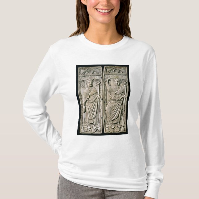 Camiseta Diptych do cônsul de Boethius no ANÚNCIO 487 (Frente)