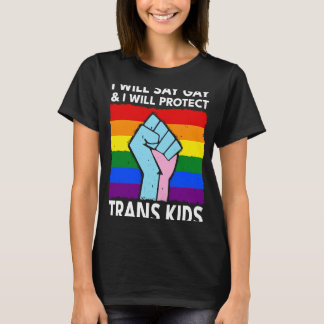 Camiseta Dirá Gay e Protegerá Crianças Transm LGBTQ