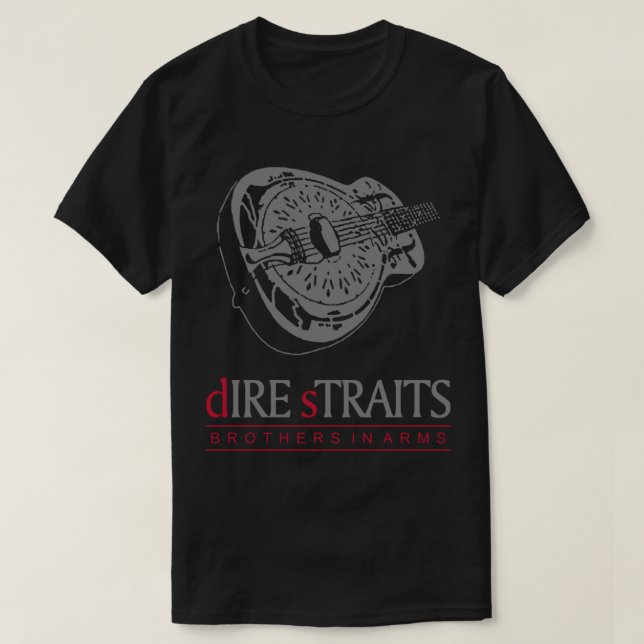 Camiseta DIRE STRAITS - FRÈRES D_ARMES essentiel (Frente do Design)