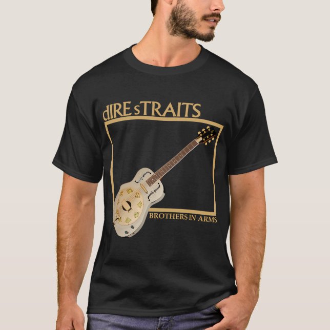 Camiseta Dire Straits - Guitarra (Frente)