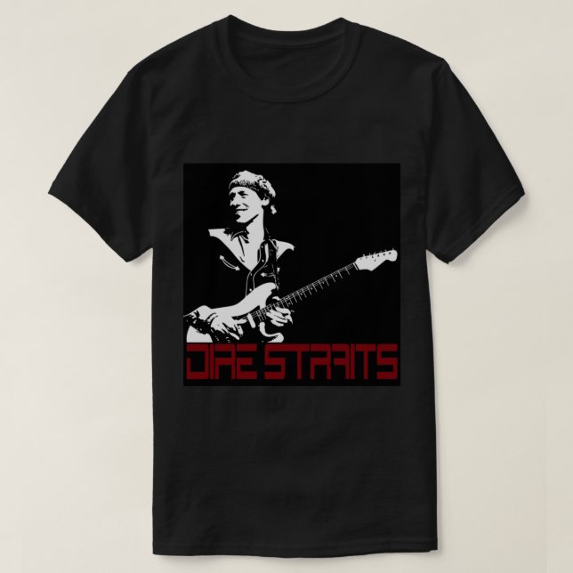 Camiseta Dire Straits Rock banda (Frente do Design)
