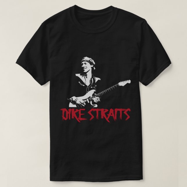Camiseta Dire Straits Rock banda (Frente do Design)