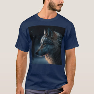 Camiseta Dire Wolf Ai Artificial Intelligence Art