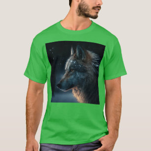 Camiseta Dire Wolf Ai Artificial Intelligence Art