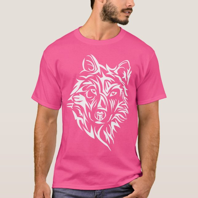 Camiseta Dire Wolf Lone Norte Tribal Timber Howling Dire (Frente)