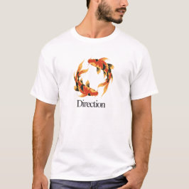 Camiseta Direção – Koi Atemporal Símbolo de Clareza, Cresci
