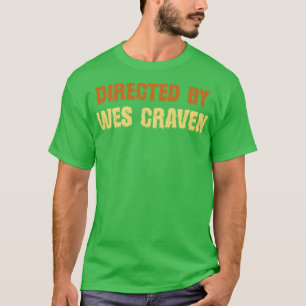 Camiseta Direcionado Por Texto Retroativo Do Wes Craven