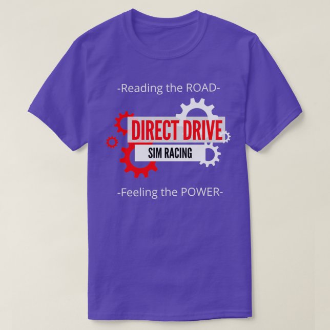 CAMISETA DIRECT DRIVE SIM RACING SIMRACING (Frente do Design)