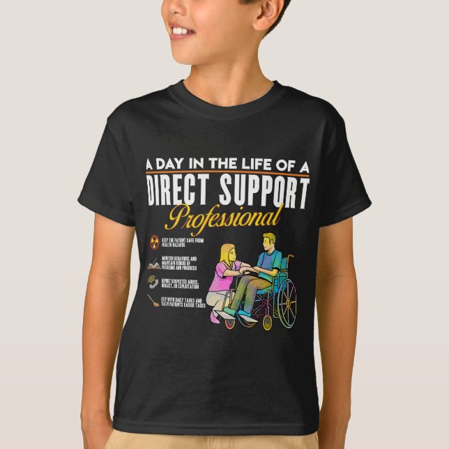 Camiseta Direct Support Professional Inspirou Direct Care R (Frente)