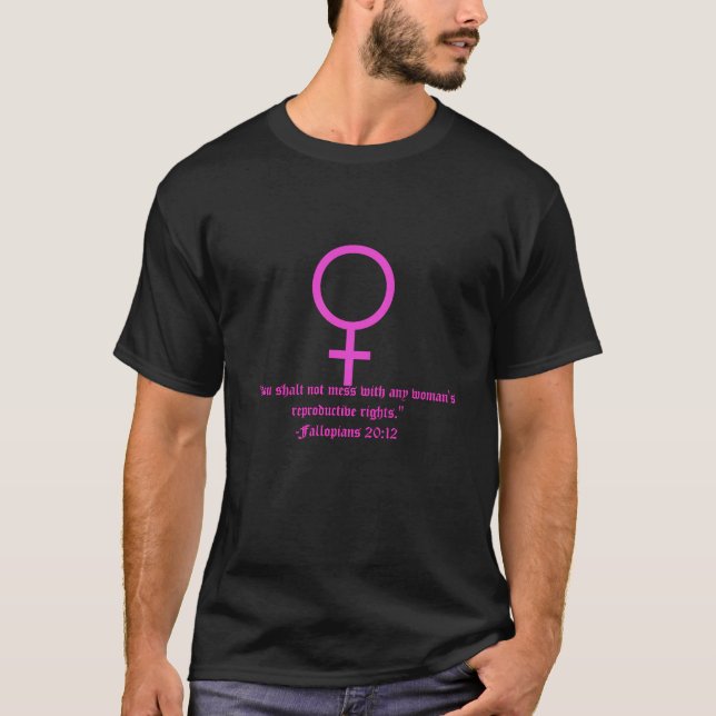 Camiseta Direito das mulheres a escolherem verso (Frente)