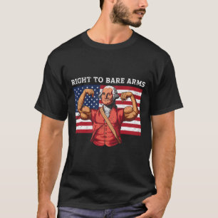 Camiseta Direito de Mostrar os Braços George Washington Fis
