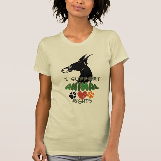 Camiseta direito dos animais (Frente)