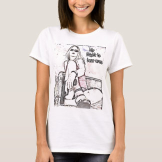 Camiseta Direito para carregar os braços