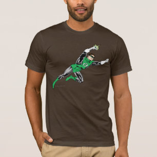 Camiseta Direito verde da mosca de lanterna