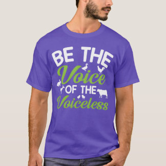Camiseta Direitos Animais Seja a Voz dos Sem Voz