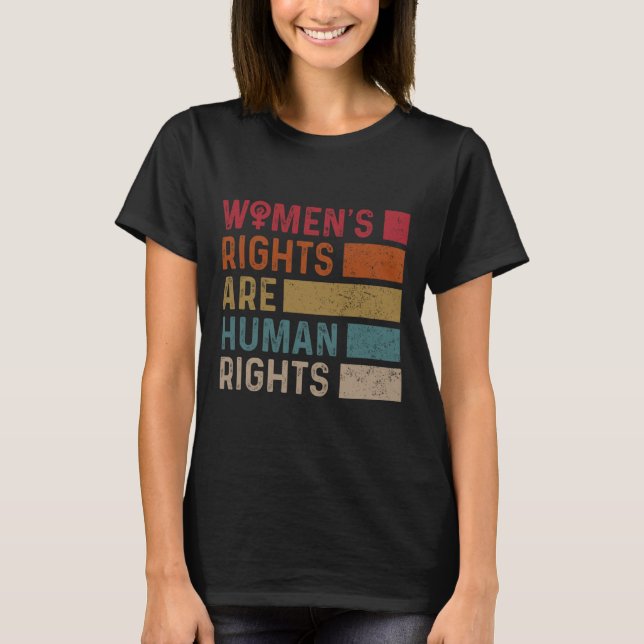 Camiseta Direitos da Mulher e Igualdade dos Gêneros 2 (Frente)
