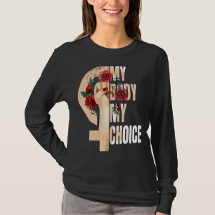Camiseta Direitos da Mulher Propósito Mulheres Meu corpo Me
