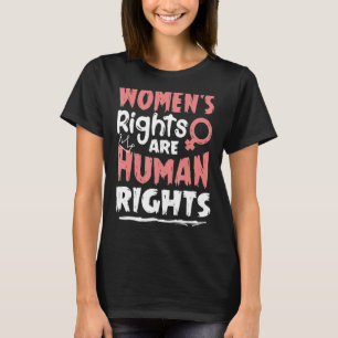Camiseta Direitos da Mulher São Citações Feministas Dos Dir