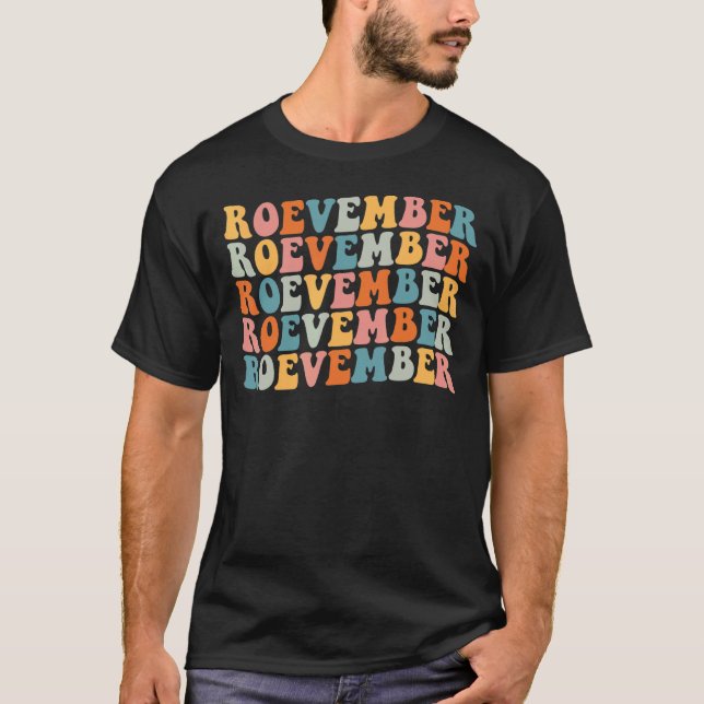 Camiseta Direitos das mulheres na seleção do Roevember Retr (Frente)