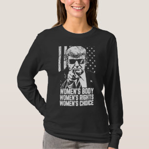 Camiseta Direitos das mulheres Pro Choice Apoio ao Aborto