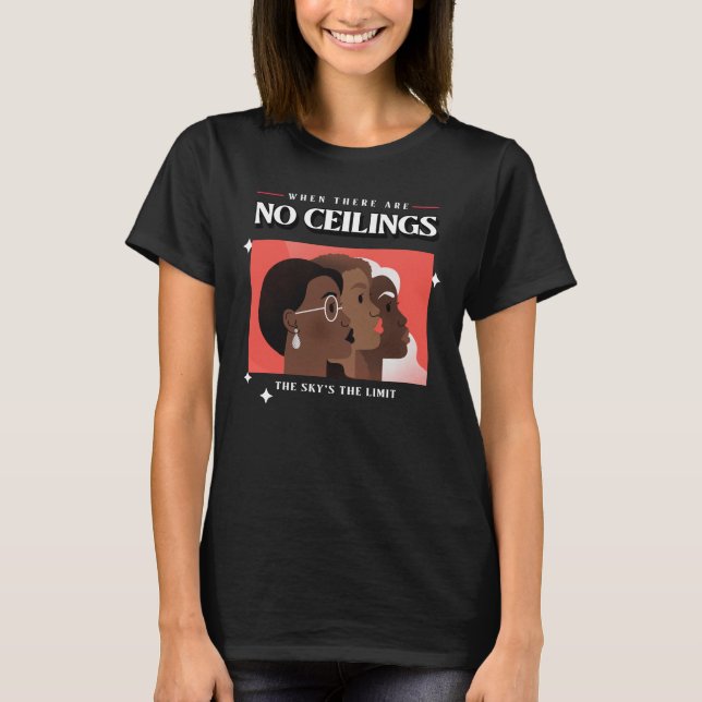 Camiseta Direitos das mulheres | Quando não existem limites (Frente)