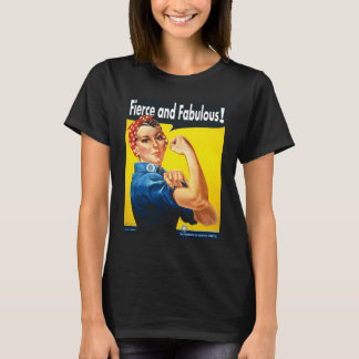 Camiseta Direitos das Mulheres Rosie A Rebitadeira Feroz e