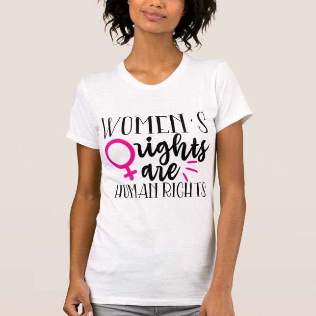 Camiseta Direitos das mulheres são direitos humanos (Frente)