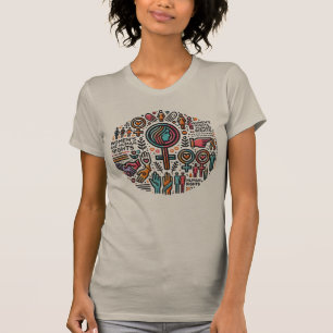 Camiseta Direitos das mulheres são direitos humanos - Bella