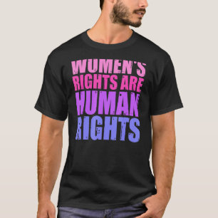 Camiseta Direitos das mulheres são direitos humanos e direi