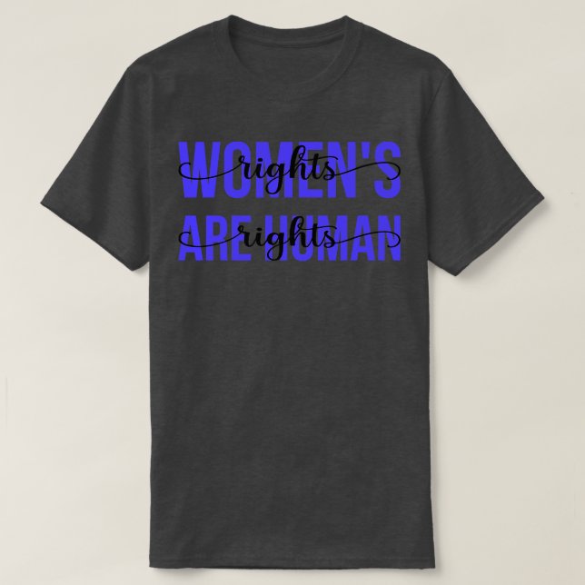 Camiseta Direitos das mulheres são direitos humanos III (Frente do Design)