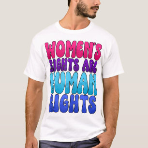Camiseta Direitos das mulheres são mulheres defensoras dos