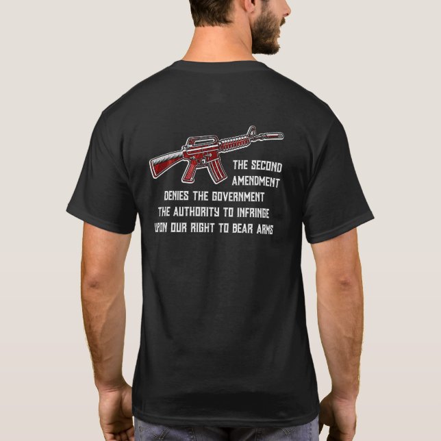 Camiseta Direitos de Arma da 2ª Emenda (Verso)
