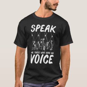 Camiseta Direitos de Conservação dos Animais do Ativista An