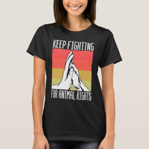 Camiseta Direitos de Conservação dos Animais do Ativista An