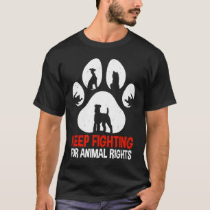 Camiseta Direitos de Conservação dos Animais do Ativista An