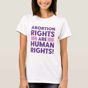 Camiseta Direitos do Aborto São Direitos Humanos