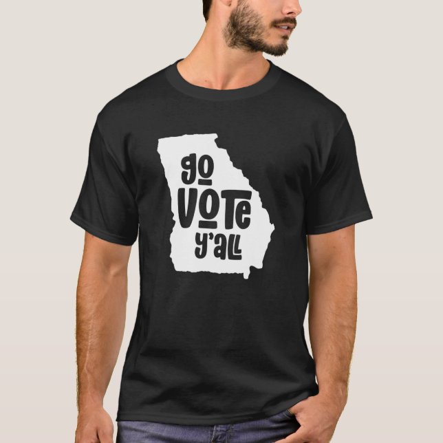 Camiseta Direitos eleitorais | Igualdade de votos | Geórgia (Frente)