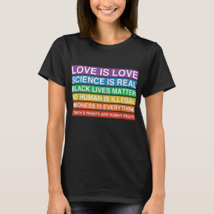 Camiseta Direitos humanos Igualdade social Justiça Mulheres