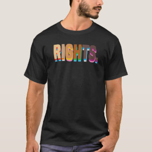 Camiseta Direitos Humanos Lgbtq Orgulho Racial da Justiça B