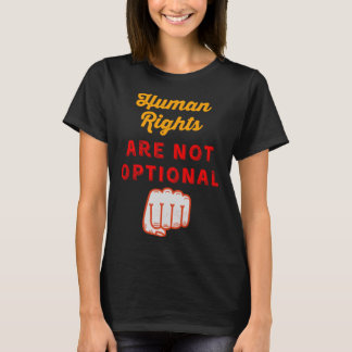 Camiseta Direitos Humanos Não São Campanha Fundamental Opci