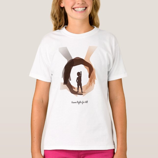Camiseta Direitos Humanos para Todos – Círculo de Diversida (Frente)